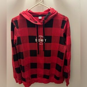 Buffalo plaid old navy hoodie